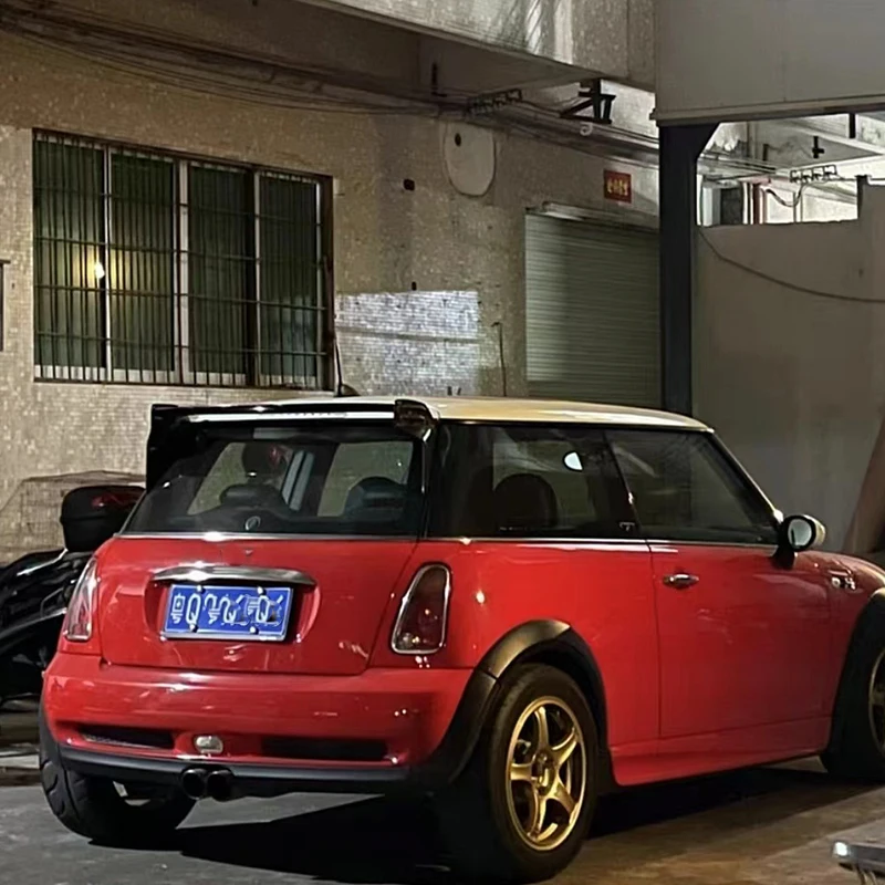 Para BMW Mini R50 R51 Cooper S techo trasero de fibra de carbono de alta calidad, alerón de tapa de compartimento de equipaje 2001 2002 2003 2004 2005 2006 - imagen 4