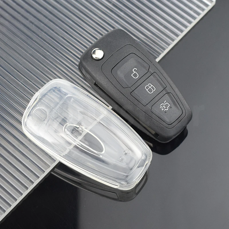 Funda TPU transparente para mando Ford Focus Fiesta Mondeo Kuga - imagen 5