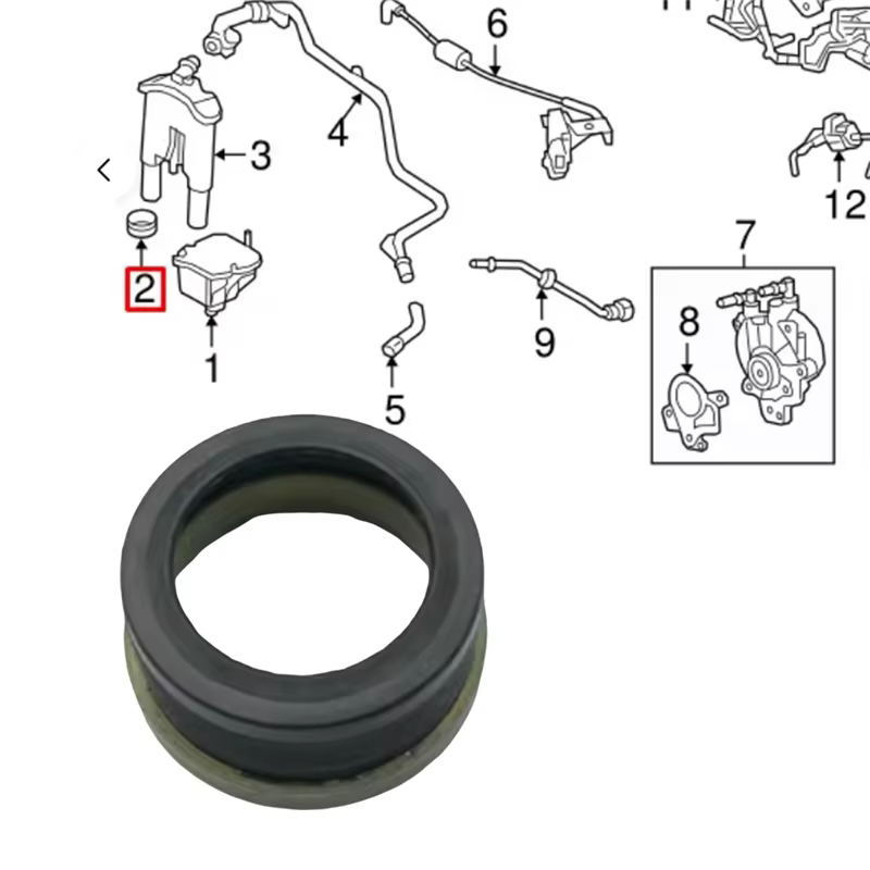 AEF3-Seal junta separador aceite 1337060 para Range Rover Evoque - imagen 2