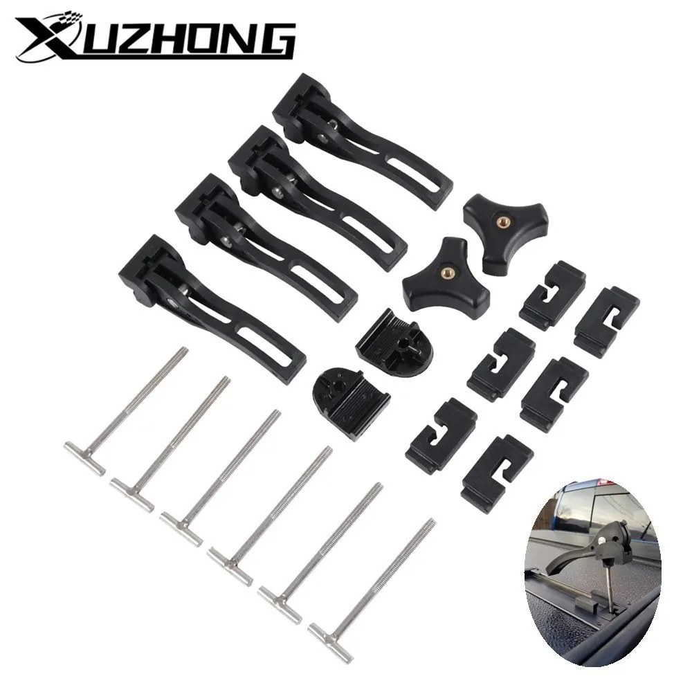 Kit de abrazaderas y pernos en T para cubierta de caja de pick-up