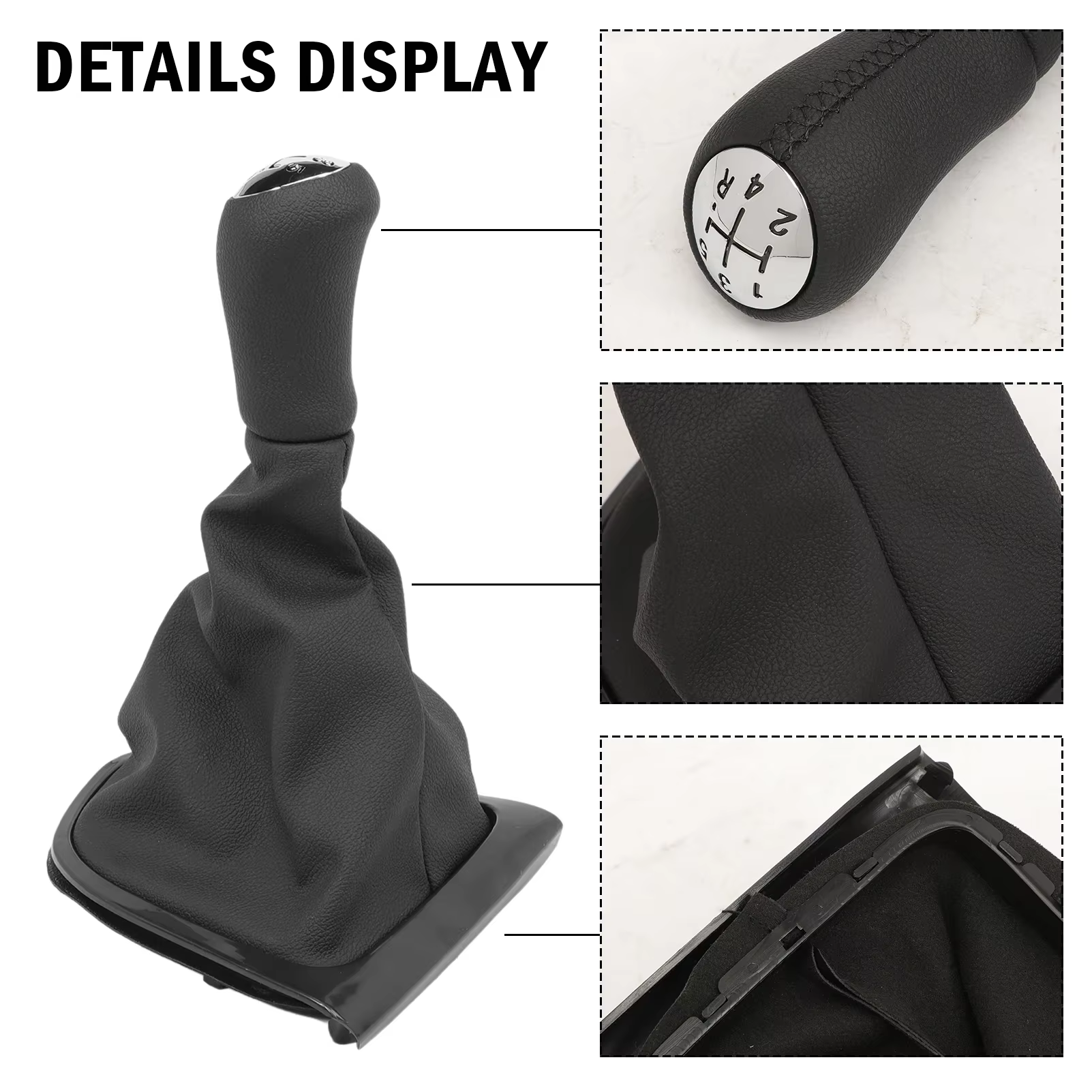 Fuelle de cuero para Renault Clio IV, palanca de 5 velocidades - imagen 4