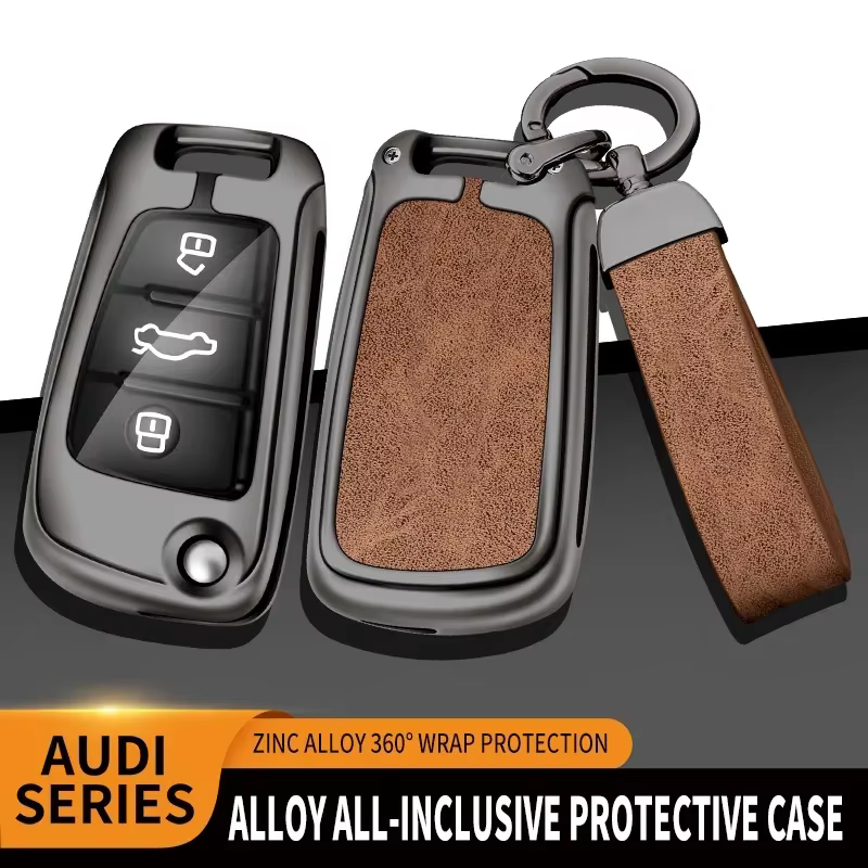 Funda cuero y aleación zinc para mando Audi A3 8P 8V S3 Q3 Q2 TT - imagen 2