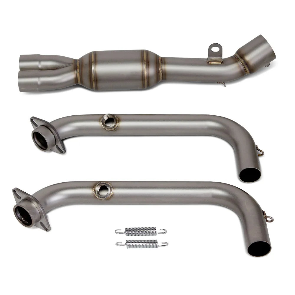 Colector escape inferior CFMOTO 450SR 450SS 450NK acero inoxidable - imagen 3