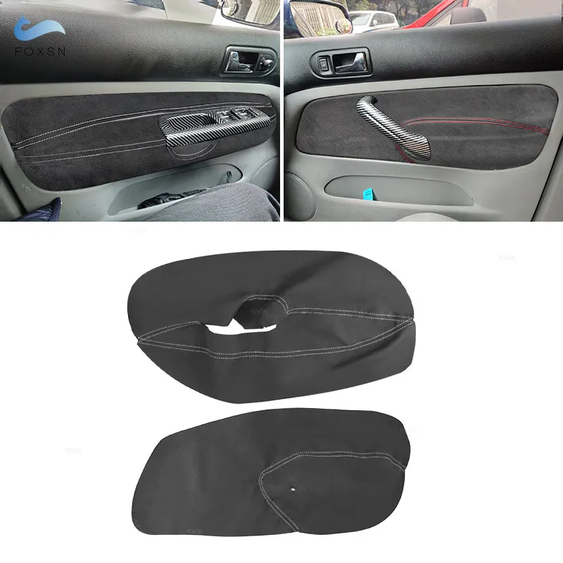 Funda de ante para reposabrazos de puerta VW Golf IV/Jetta 4 puertas