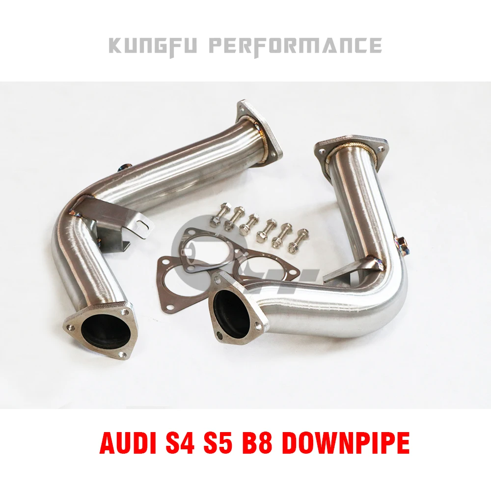 KUNGFU PERFORMANCE Downpipe sin catalizador Audi 3.0 TFSI Quattro