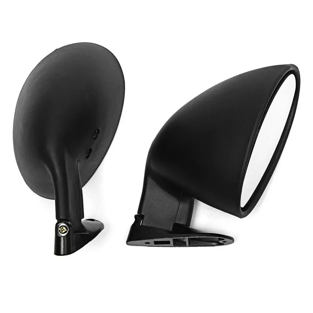 Retrovisor universal tipo racing de carbono negro mate - imagen 5