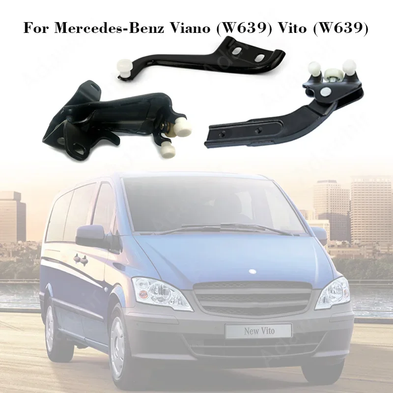 Rodillo de riel de puerta corredera para mercedes-benz Viano (W639) Vito (W639), conjunto superior medio e inferior 6397601747 6397601547 6397601347