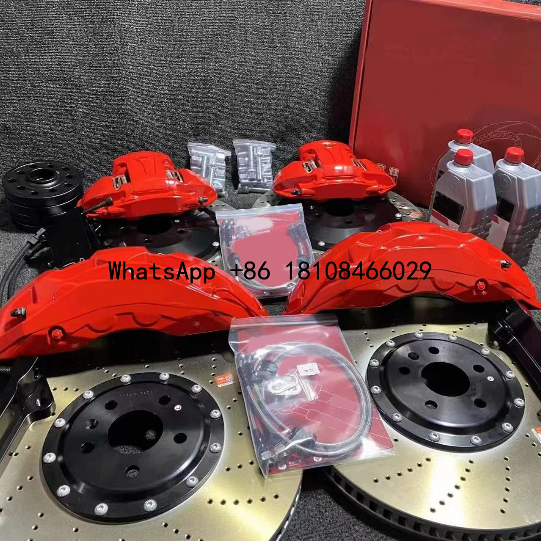 Pinzas delanteras 9n modificadas para carreras de fábrica, Kit de freno grande, pinzas traseras F40 de 6 ollas, freno grande de 4 ollas para la serie A6 Q8