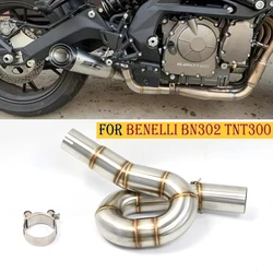Tubo medio escape inoxidable 51mm – Benelli TNT300 BN302 2014-2018