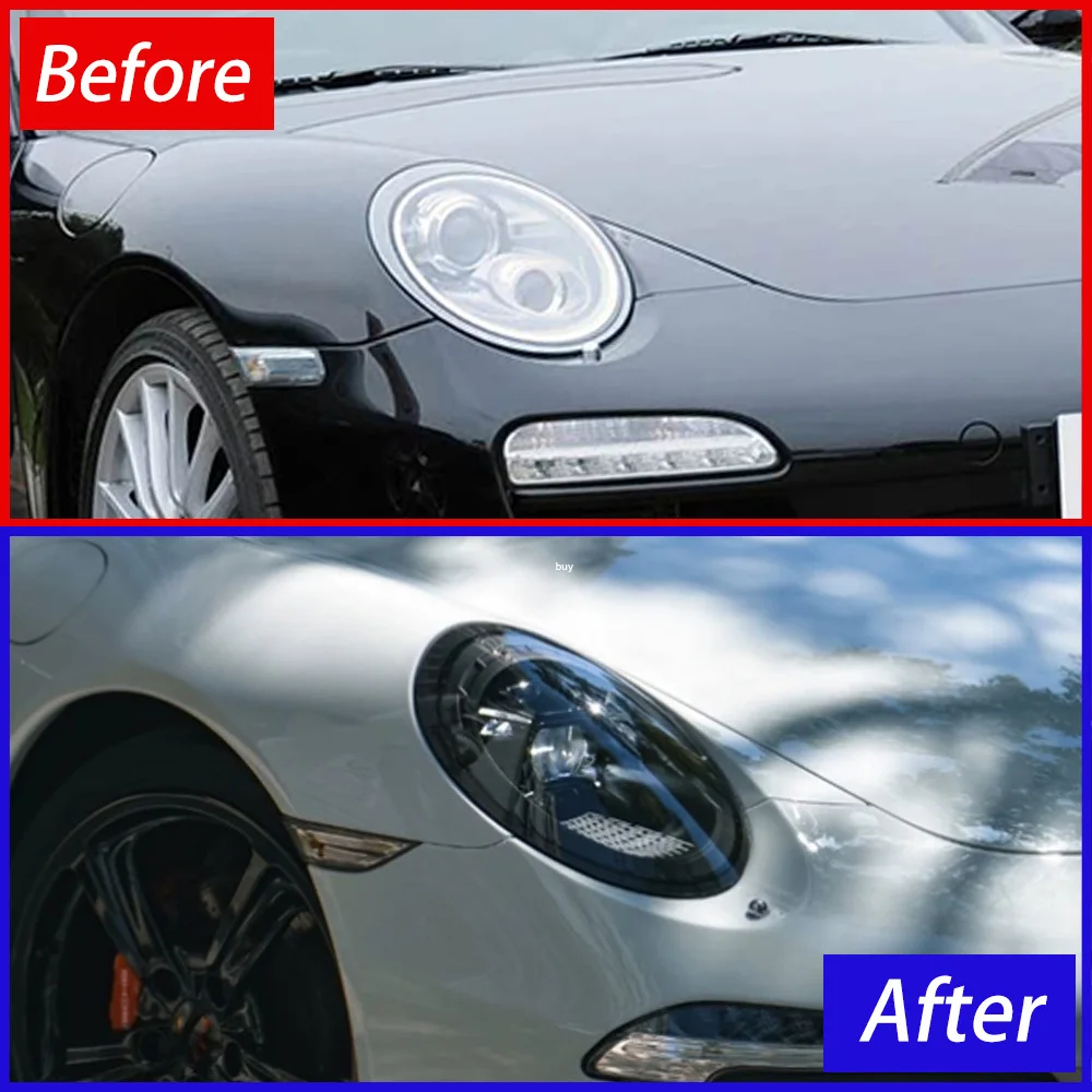 Faros delanteros LED Porsche 911 997 2005-2012 enchufar y listo - imagen 3
