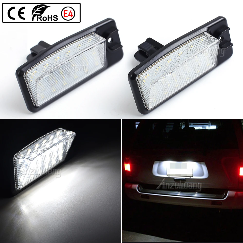 Luces LED de matrícula trasera Nissan X-Trail