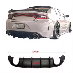 Labio trasero difusor parachoques Dodge Charger 2015-2021 PP