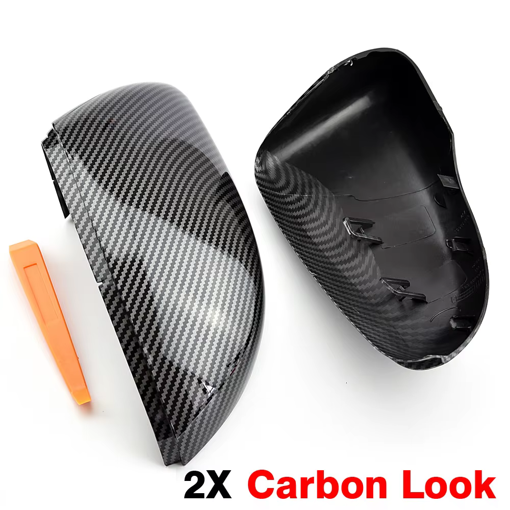 Carcasa retrovisor negra efecto carbono – VW Golf 6 GTI/R20 - imagen 3