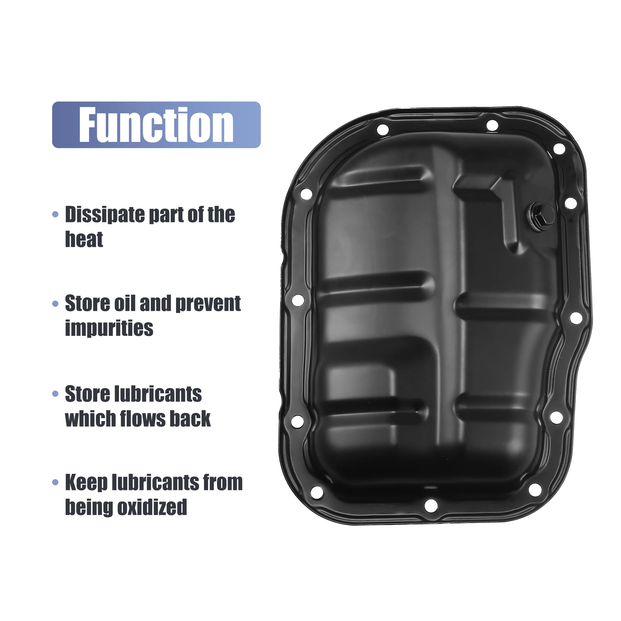 UXCELL Cárter de aceite 12102-37010 para Toyota Corolla Prius - imagen 5
