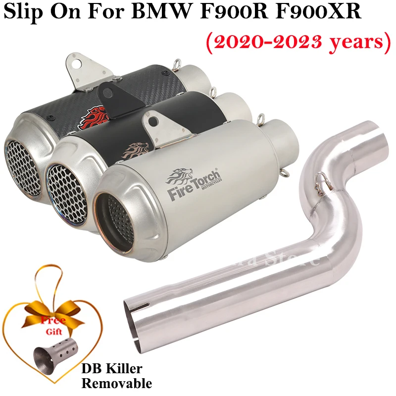 Silenciador Slip-On para BMW F 900 R/XR 2020-2023 con DB Killer