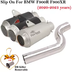 Silenciador Slip-On para BMW F 900 R/XR 2020-2023 con DB Killer
