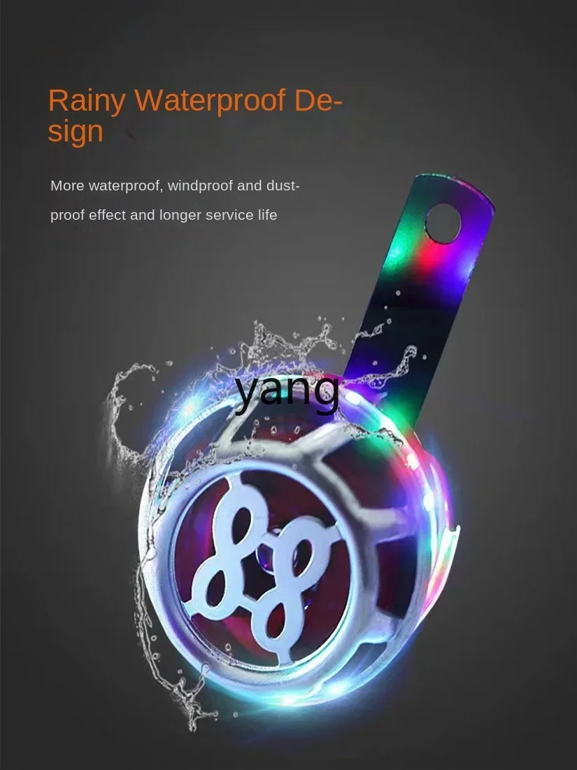 Bocina LED impermeable para motocicleta eléctrica – colores RGB - imagen 4