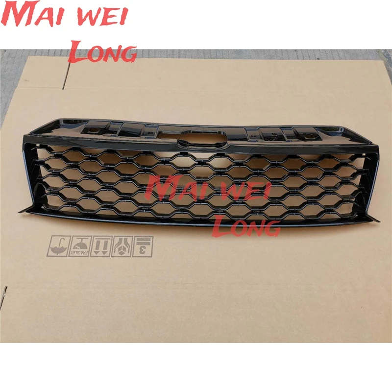 Parrilla delantera de malla ABS para VW Amarok V6 2015-2019 - imagen 3