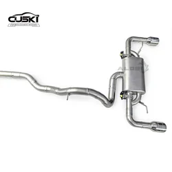 Kit escape deportivo Volvo XC60 3.0T 2009-2017 con catalizador y válvula acero inoxidable
