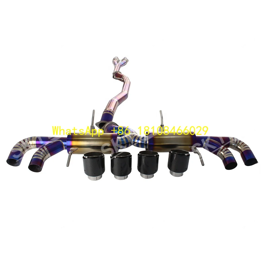 Escape cat-back de titanio para Nissan GT-R R34/R35