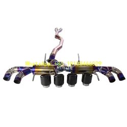Escape cat-back de titanio para Nissan GT-R R34/R35
