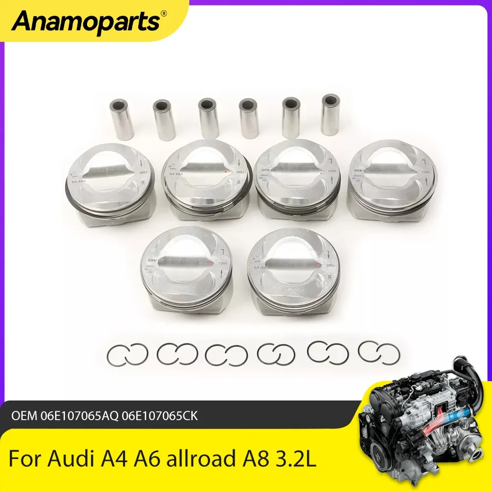 Kit de pistones 06E107065AQ – Audi A4 A6 3.2L FSI (2004-2011)