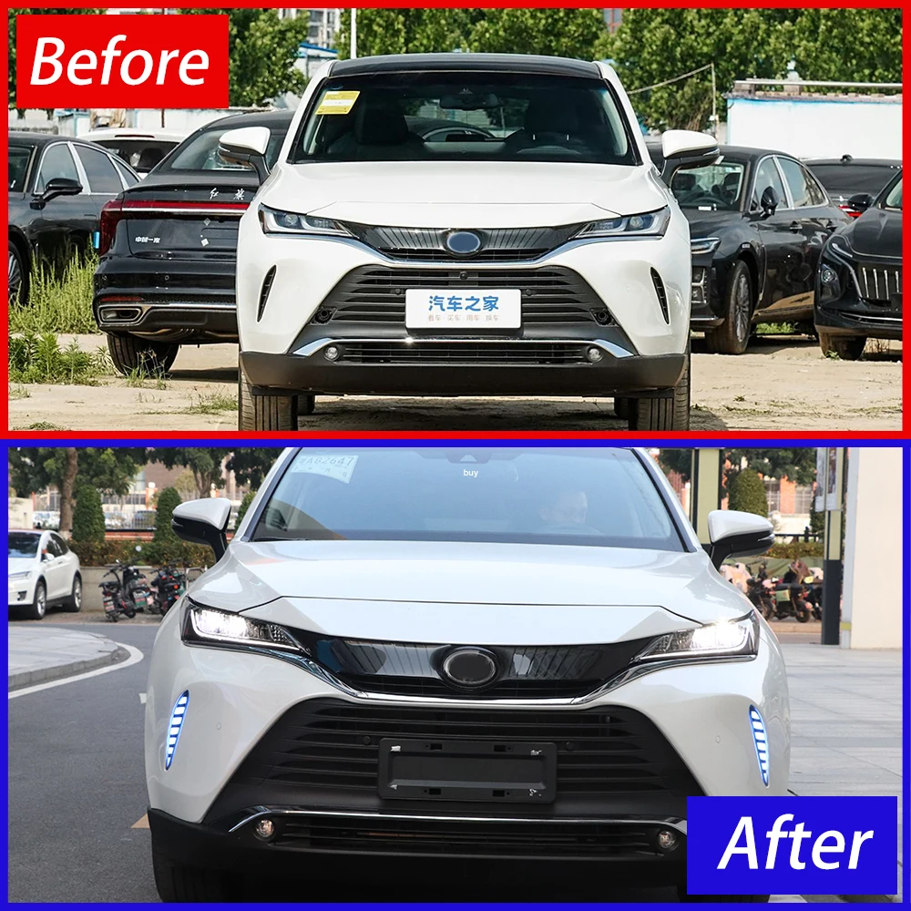 Faros antiniebla LED diurnos para Toyota Harrier/Venza 2021-2025 - imagen 5