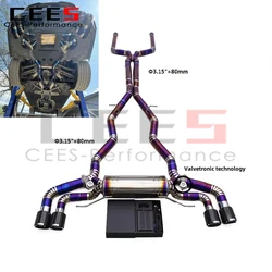 Escape deportivo con válvula y mando para BMW M5 F90 4.4T (2018-2023)