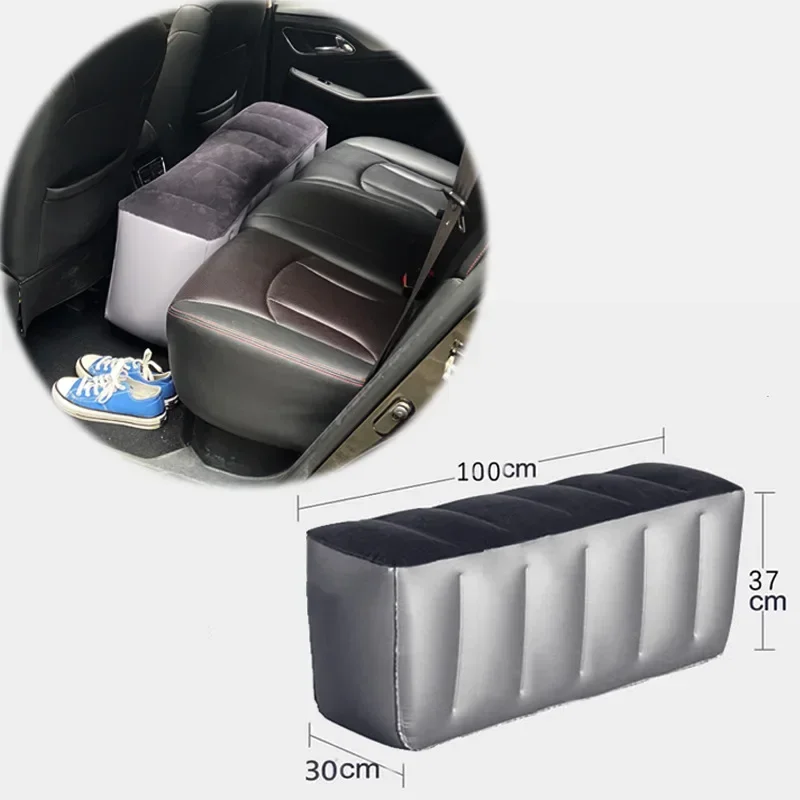 Colchón inflable viaje coche – Cama asiento trasero adulto – Autoinflable - imagen 3