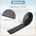 2400x57mm Dark Gray