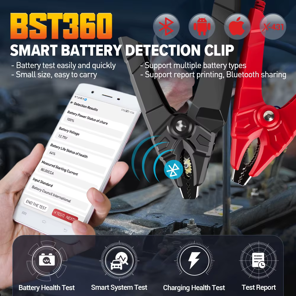 LAUNCH BST-360 Comprobador de baterías Bluetooth - imagen 2