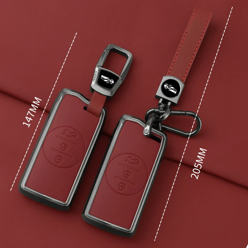 Funda de cuero y metal para llave Chery Tiggo, Arrizo y Exeed - imagen 4