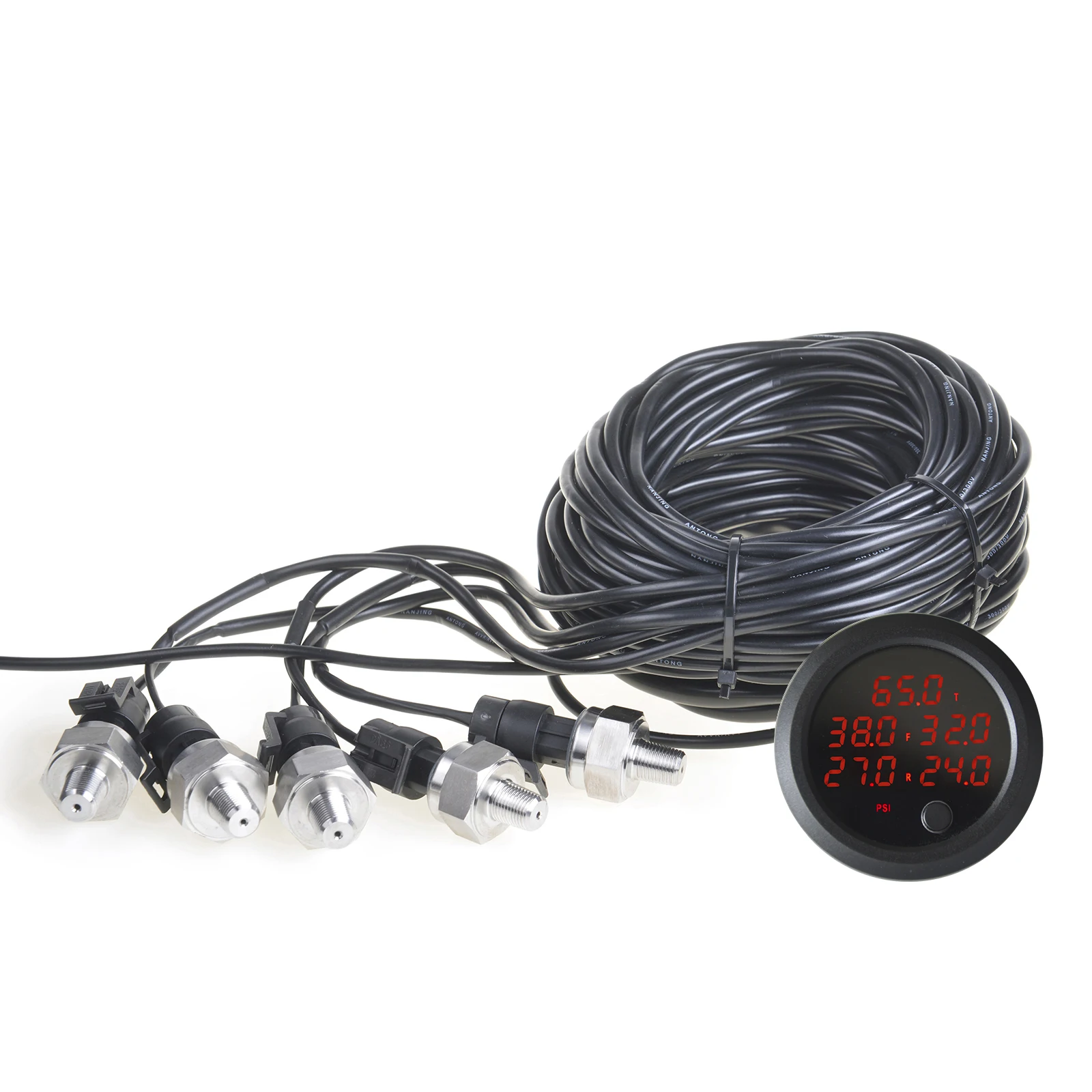 Manómetro suspensión neumática FIVE LED 1/8 NPT universal - imagen 3