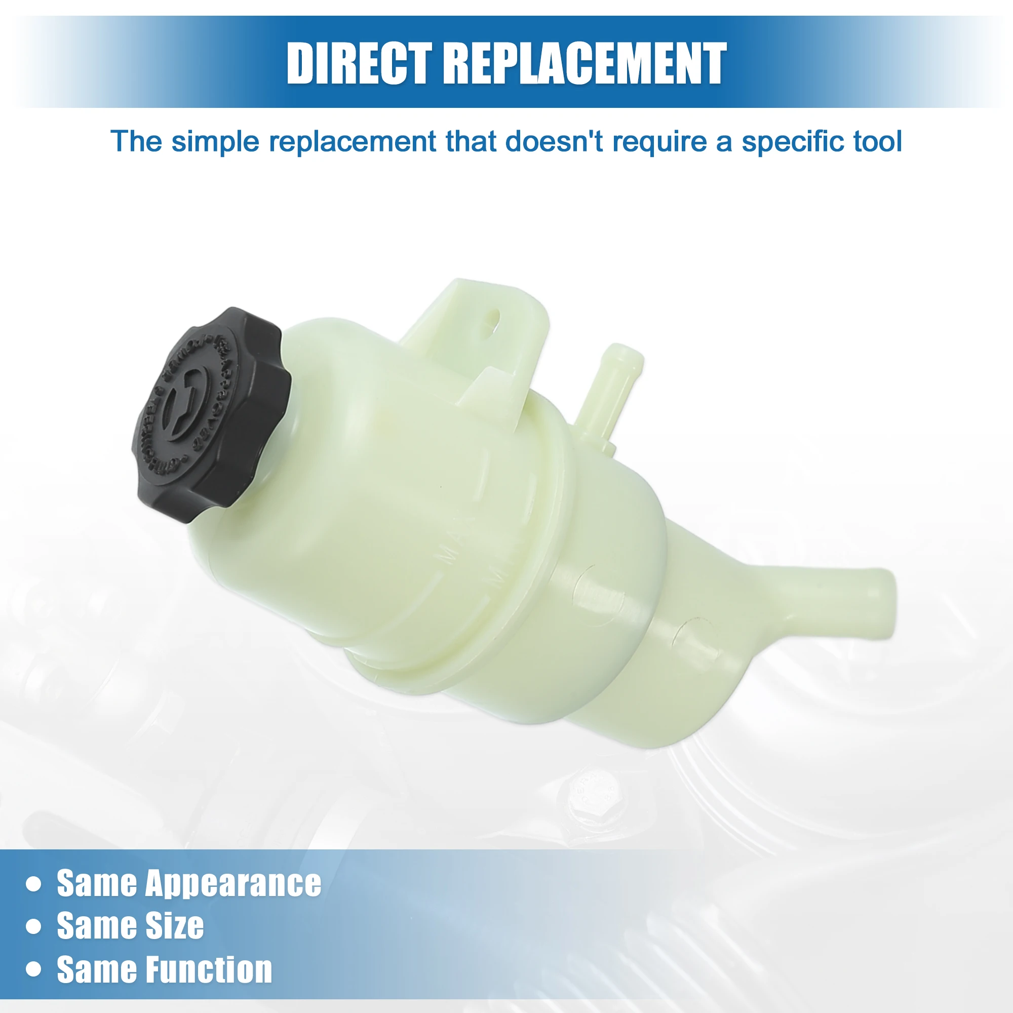 Depósito de dirección asistida UXCELL para Jeep Wrangler 2008-2019 - imagen 4