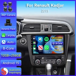 Radio Android 15 con CarPlay y Android Auto para Renault Kadjar