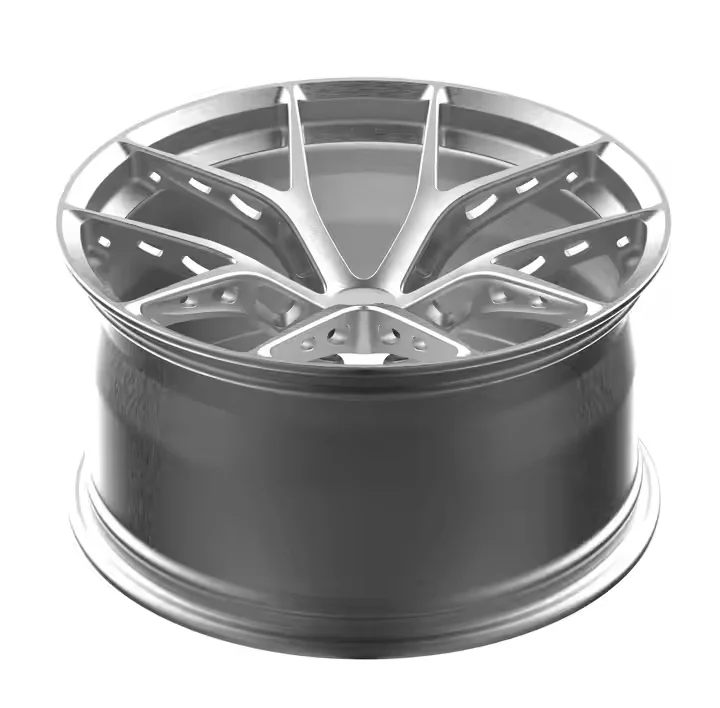 Llantas forjadas cóncavas cromadas aleación aluminio 5x114,3 tuning - imagen 2