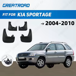 Para Kia Sportage 2004 - 2010 2005 2006 2007 2008 2009 guardabarros de coche guardabarros protectores contra salpicaduras guardabarros accesorios de guardabarros
