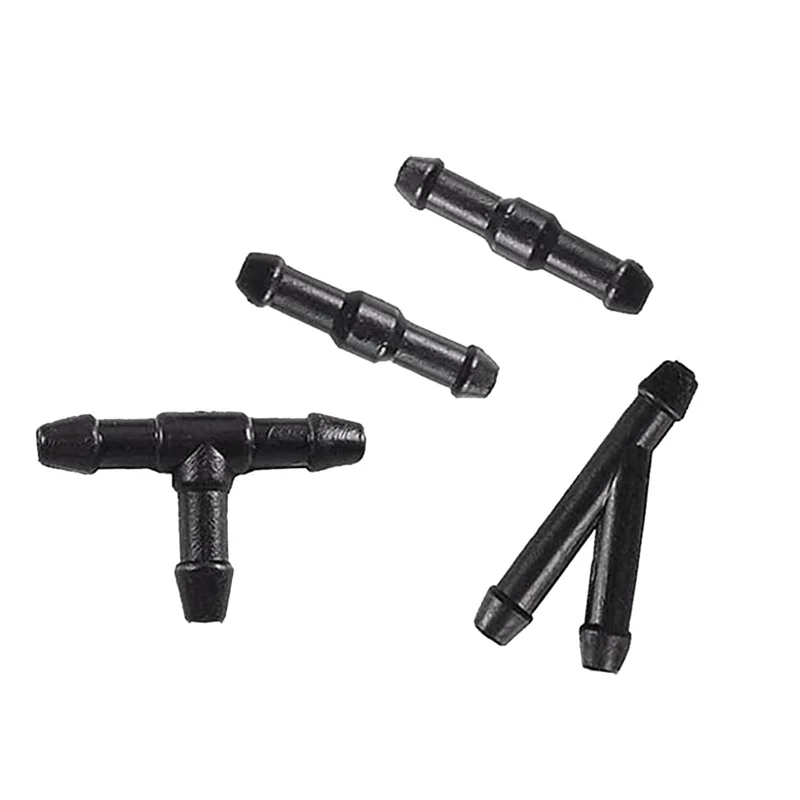 Kit de manguera lavaparabrisas universal con conectores en T y rectos