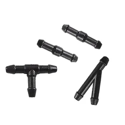 Kit de manguera lavaparabrisas universal con conectores en T y rectos