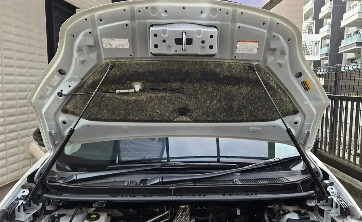 Amortiguadores de capó para Toyota Sienta 3rd (XP210) 2022, soportes de elevación de amortiguador de Gas para capó delantero, resortes de varilla de apoyo - imagen 2