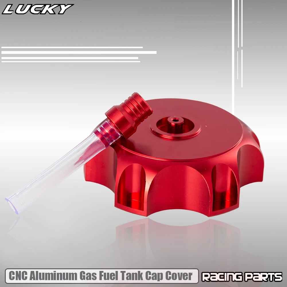 Tapa de tanque de combustible de Gas de aluminio CNC, cubierta para Kayo Bse chino CRF TTR KLX 110 50 70 90 125 140 150 160 190 CC, piezas de Dirt Pit Bike - imagen 5