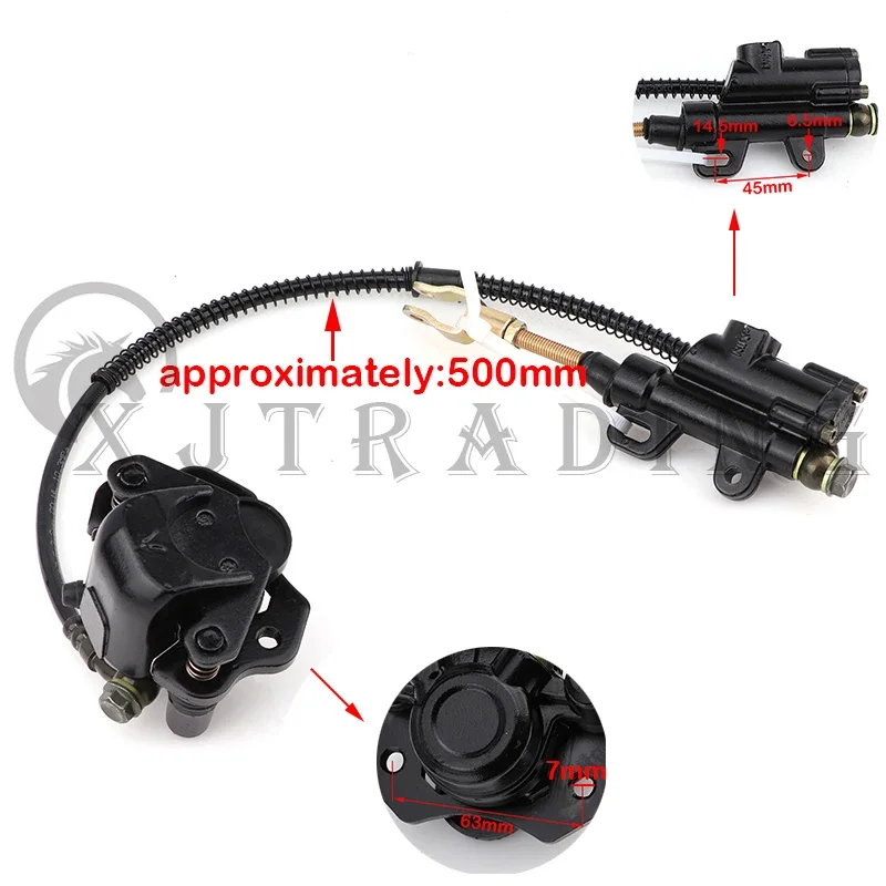 Sistema de freno de disco trasero, almohadilla de pinza para vehículo todoterreno de cuatro ruedas, PIT PRO, China young bulls, ATV, 50 cc-125 CC - imagen 5