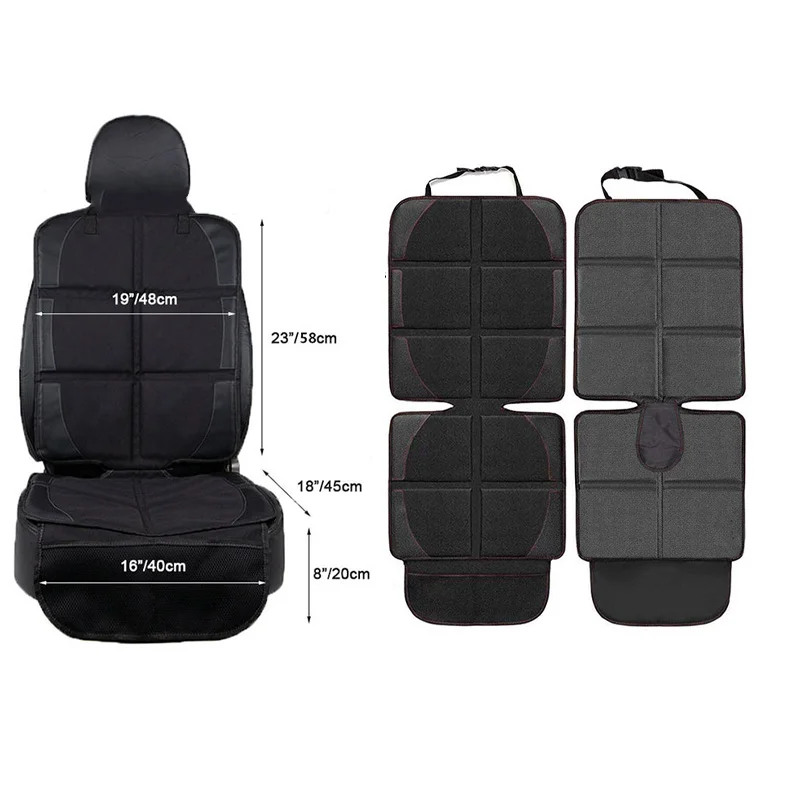 Protector de asiento infantil Tesla Model 3 y Y 2024, cuero PU - imagen 3