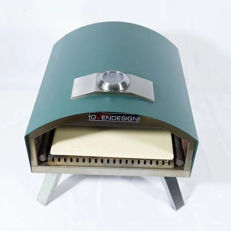 Horno de pizza 16 pulgadas con puerta exterior doméstico para hogar - imagen 5