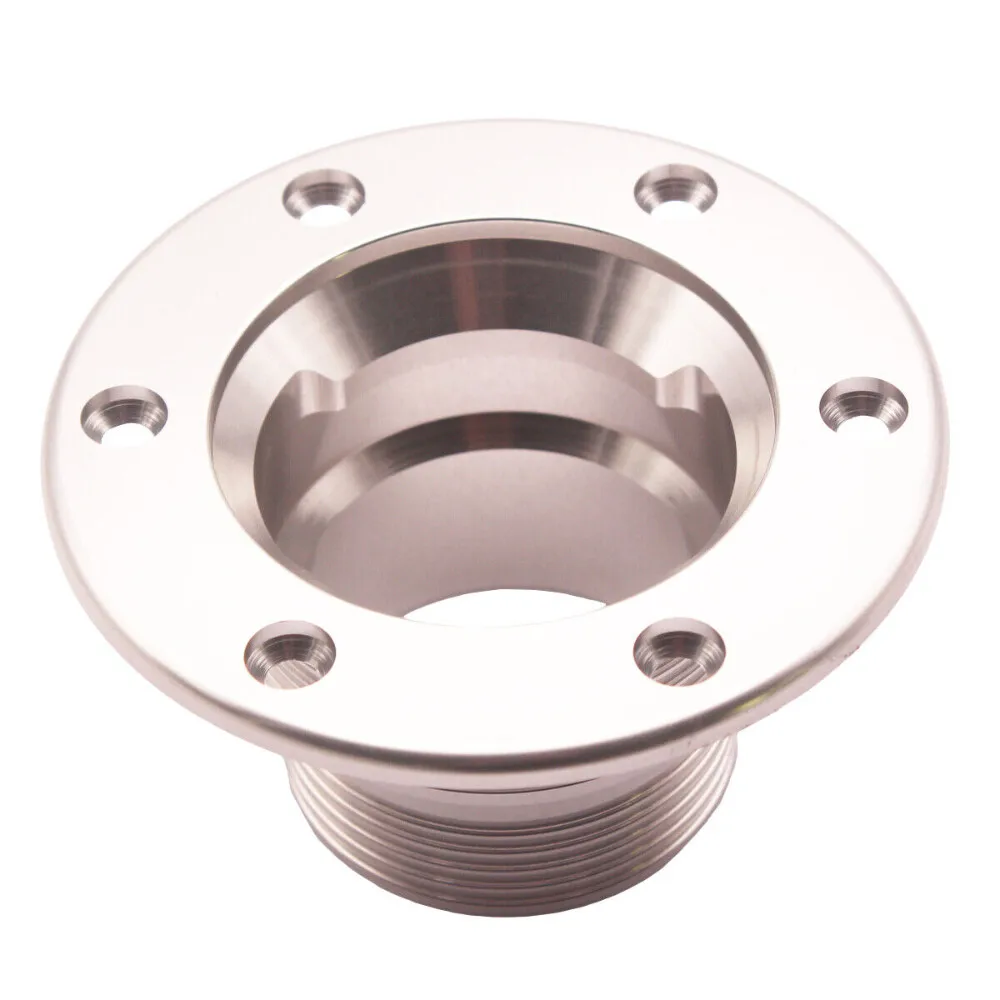 Tapa de tanque contra sobretensiones de pila de combustible Universal plateada montaje empotrado 6 pernos ID de apertura 43,5mm accesorios de coche - imagen 4