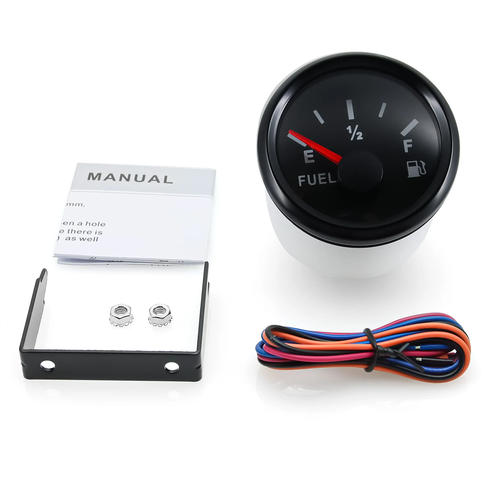 Medidor combustible universal 2'' 52mm 0-90 ohm sensor nivel líquido - imagen 4