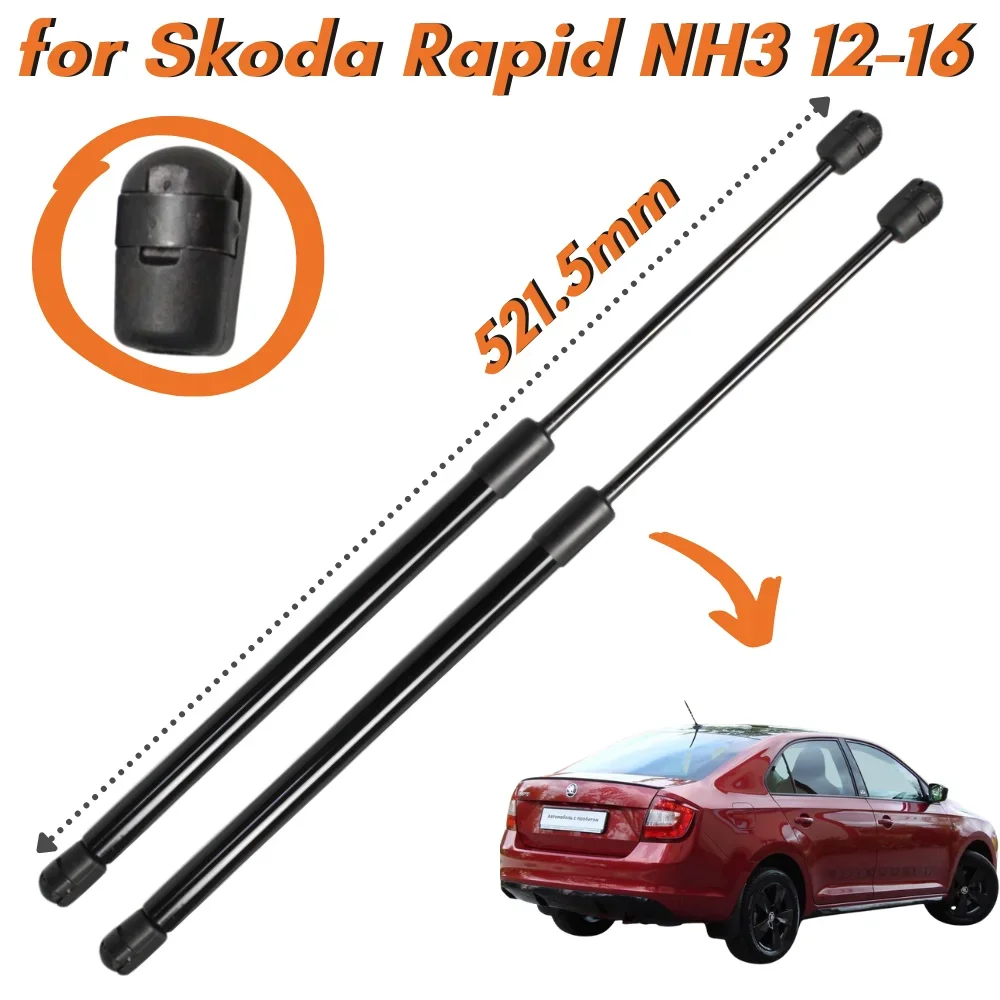 Puntales maletero de fibra de carbono Skoda Rapid NH3 2012-2016