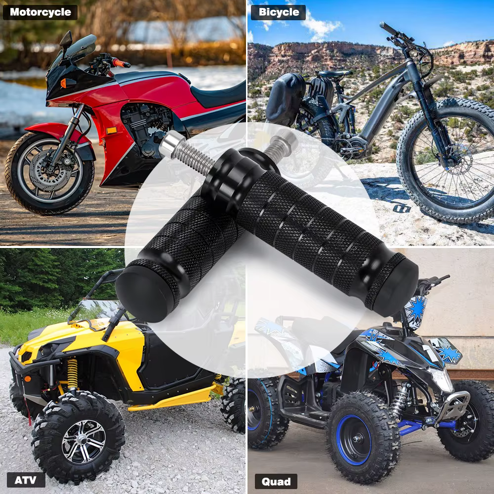 Reposapiés trasero CNC para motocicleta, reposapiés Universal, pedales de soporte para HONDA, Suzuki, Kawasaki, Yamaha - imagen 5