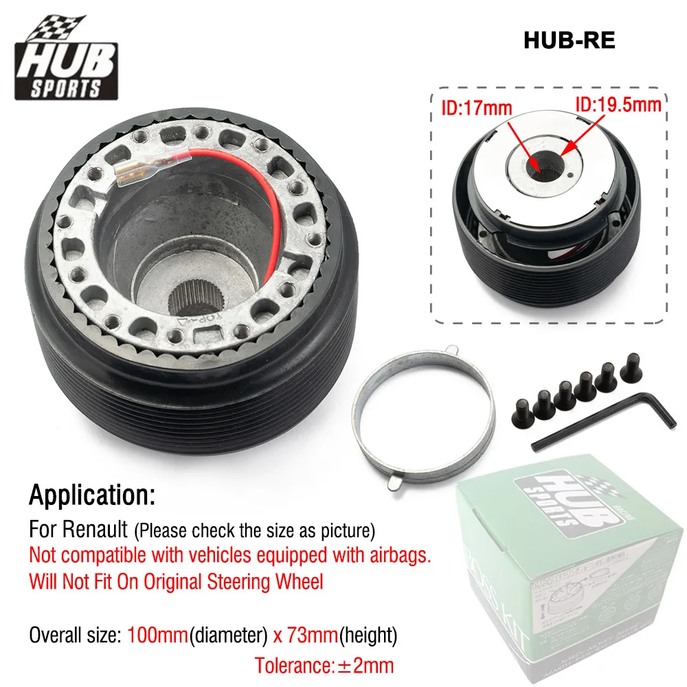 Boss Kit Adaptador cubo volante racing 6 pernos Renault - imagen 2