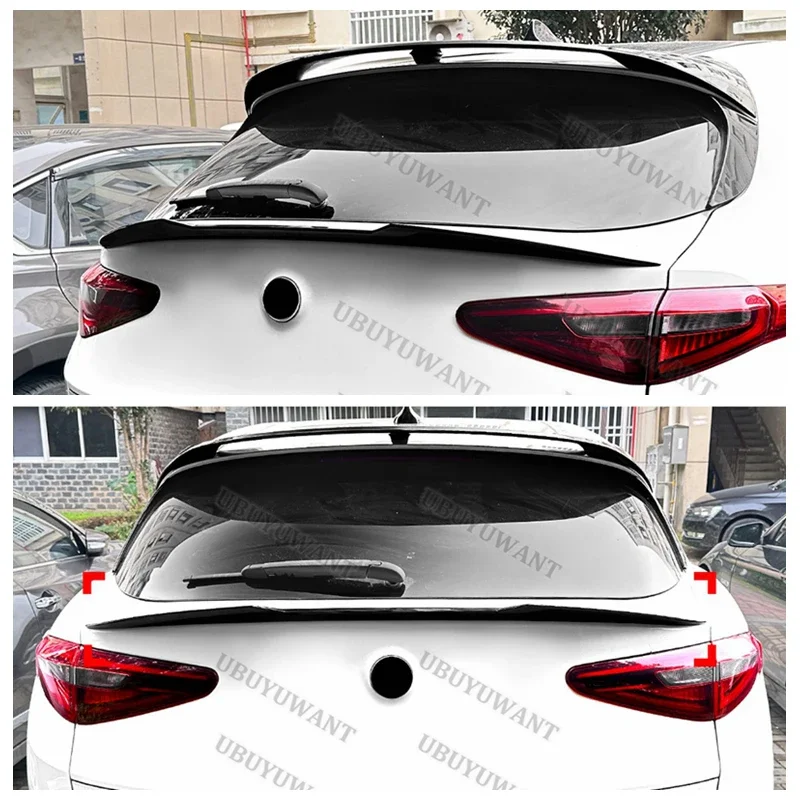 Alerón trasero Alfa Romeo Stelvio labio de techo 2017 - imagen 5